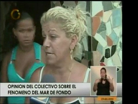 Los habitantes de Vargas narran cómo vivieron el mar de bajo