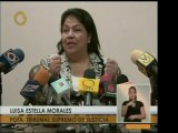 La pdte. del TSJ, Luisa Estela Morales, ratificó que los pri