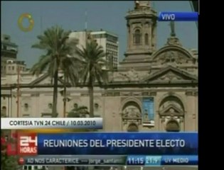 El Pdte. Electo de Chile, Sebastían Piñera, se reunió con em