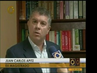 El ex magistrado Juan Carlos Apitz considera una "cobardía"