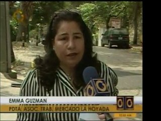 Trabajadores del Mercado Bolivariano de La Hoyada se quejan