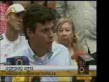 Leopoldo López pide a la MUD un criterio compartido para los