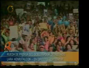 El gob. larense H. Falcón, del PPT, habla una vez más de car