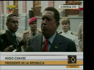 Pdte. Chavez aseguró ayer que se reunió con el guerrillero R