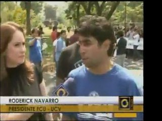Roderick Navarro, del FCU de la UCV, califica de "terrorista