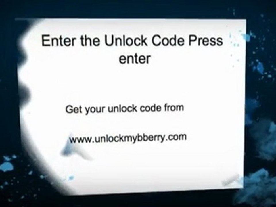 How to Unlock BlackBerry Storm 9530 Att T-Mobile