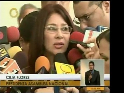 Pdte. de la AN, Cilia Flores, dice que habrá reemplazos para