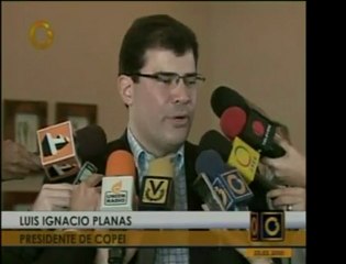 Pte. de Copei, Luis Ignacio Planas, dice que con detención d