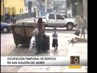 Ocupacion de un edificio en San Agustín