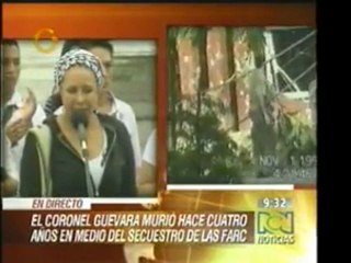 Declaraciones de Piedad Cordoba a la espera de los restos mo