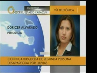 Autoridades de Yaracuy buscan el cuerpo de la segunda person