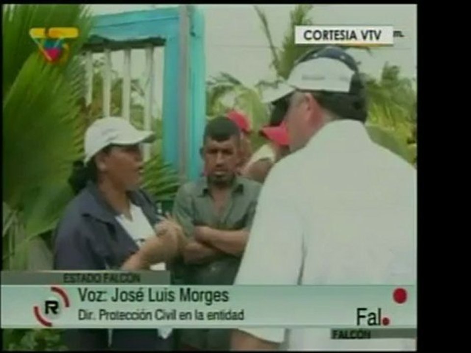 Imágenes de Tucacas, en Falcón, donde 500 personas están dam