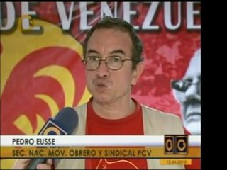 El PCV apoya la posición del Pdte. Chavez de armar a la pobl