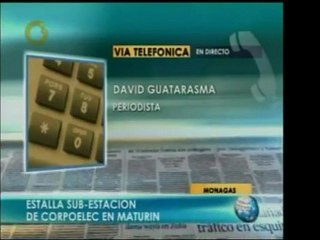 José Arasme, del Sind. de Trab. Bolivarianos, informa que ap