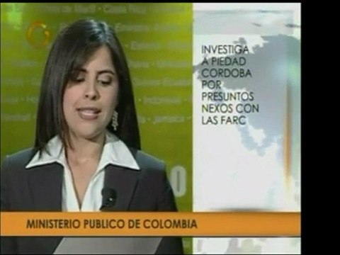 La senadora colombiana Piedad Córdoba será citada por nexos