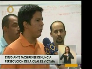 Estudiante merideño David Pernía denuncia en Caracas acoso e