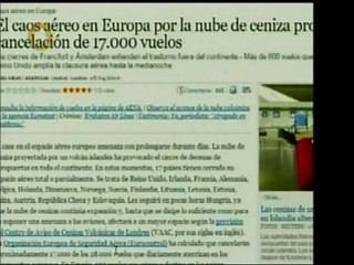 En Europa 17 mil vuelos fueron suspendidos por la nube de ce