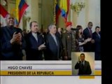 El presidente Chávez junto a varios mandatarios latinoameric