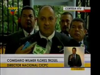 El director del CICPC, Wilmer Flores Trossel, confirmó que e