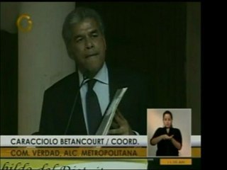 Comisión de la Verdad de la Alc. Metropolitana nuevas presen