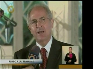 El Alcalde Metropolitano Antonio Ledezma y la alcaldesa de E