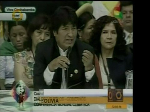 Evo Morales, Pdte. de Bolivia, habla acerca de la necesidad