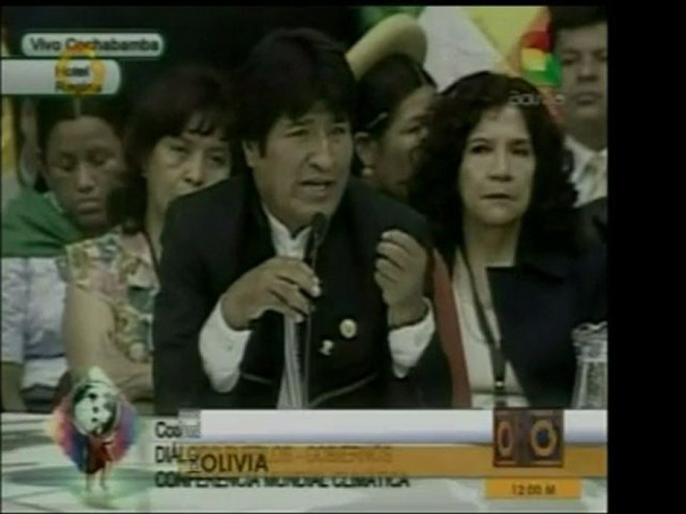 Evo Morales, Pdte. de Bolivia, habla acerca de la necesidad