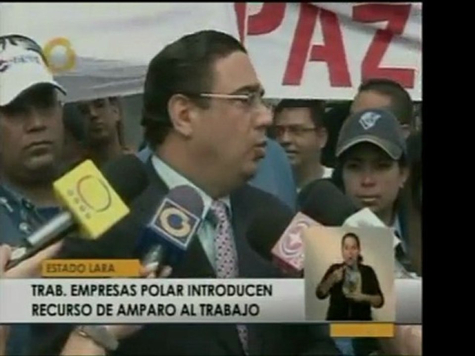 Trabajadores de Empresas Polar introducen recurso de amparo