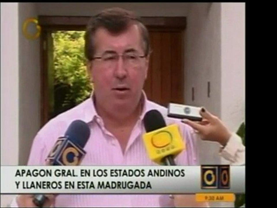 Gob. César Pérez Vivas afirma que los apagones demuestran "f
