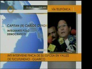 Cap. (r) Carlos Guyón afirma que expropiación de finca de su