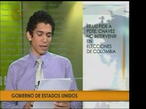 Estados Unidos pide a Venezuela mantenerse al margen de las