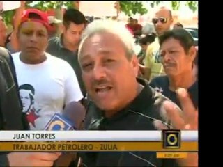 En Zulia,  trabajadores de una contratista expropiada de PDV