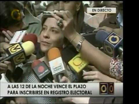 Rectora Oblitas da información sobre el último día para ins