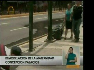 En la Maternidad Concepción Palacios se hacen trabajos en la