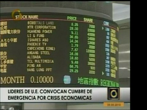 Líderes de la Unión Europea convocan cumbre de emergencia po