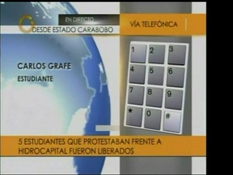 Fueron liberados cinco estudiantes carabobeños detenidos en