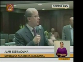 Dip. Juan José Molina advierte que Ley Contra Ilícitos cambi