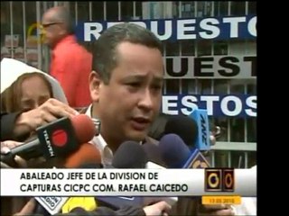 Abaleado el Jefe de Div. de Capturas del CICPC, com. Rafael