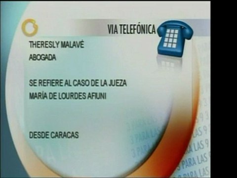 Abogado de jueza María Lourdes Afiuni interpone acciones par