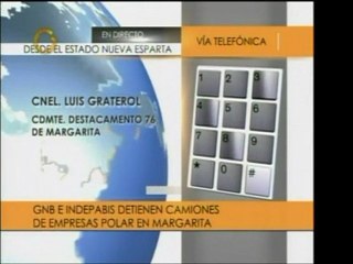 Comandante del Destacamento 2 (GNB) aclara que camiones de P
