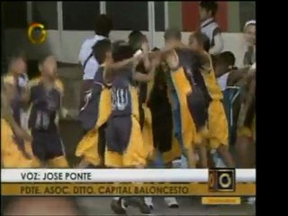 El domingo tuvo lugar la Liga Distrital de Baloncesto Menor,