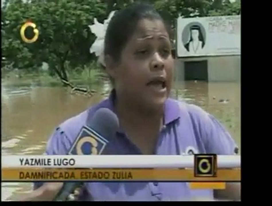 Seis sectores de Cabimas, estado Zulia, se encuentran inunda