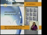 José Albornoz rinde declaraciones luego de su destitución co