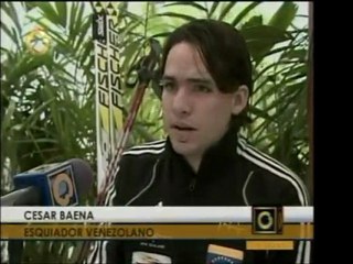 Esquiador venezolano César Baena irá de Rep. Checa a Suecia,