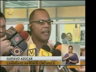 Gustavo Azócar se reunió con el rector del CNE Vicente Díaz