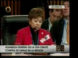 Asamblea General de la OEA discutirá compra de armas en la r