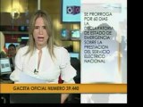 La emergencia eléctrica se prorroga 60 días más, hasta agost