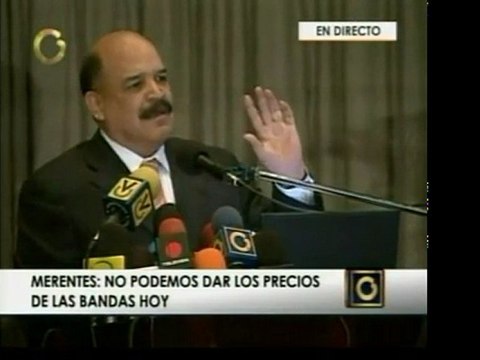 Nelson Merentes, pdte. del BCV, explica el nuevo sistema cam