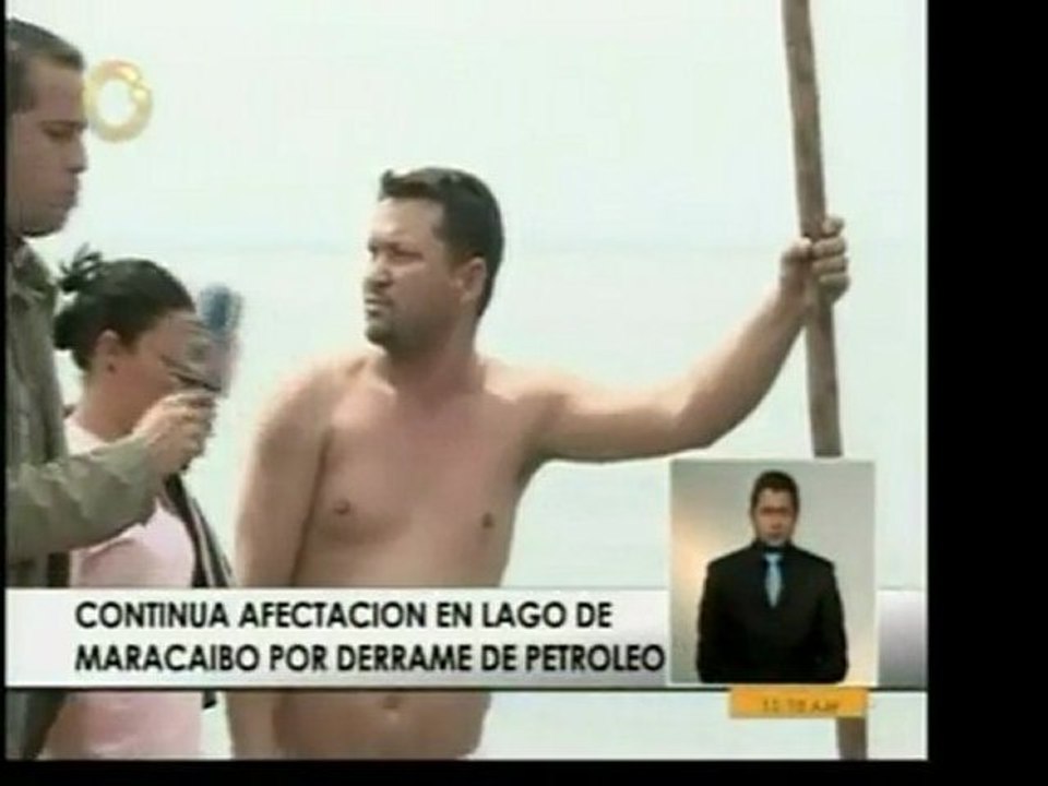 El derrame de crudo sigue afectando al Lago de Maracaibo. Pe