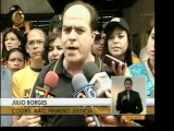 Julio Borges, de Primero Justicia, denuncia ante el Indepabi